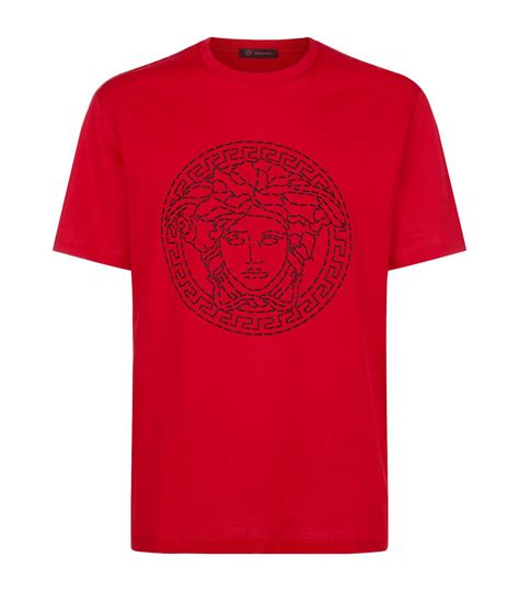 versace uniqlo red t shirt|Versace polo shirts.